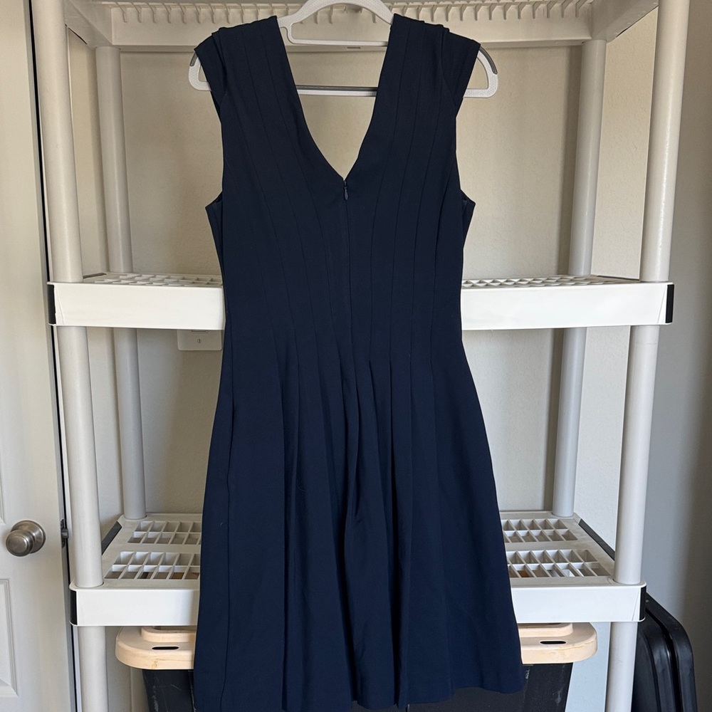White House Black Market Navy Midi Dress - Picture 7 of 9
